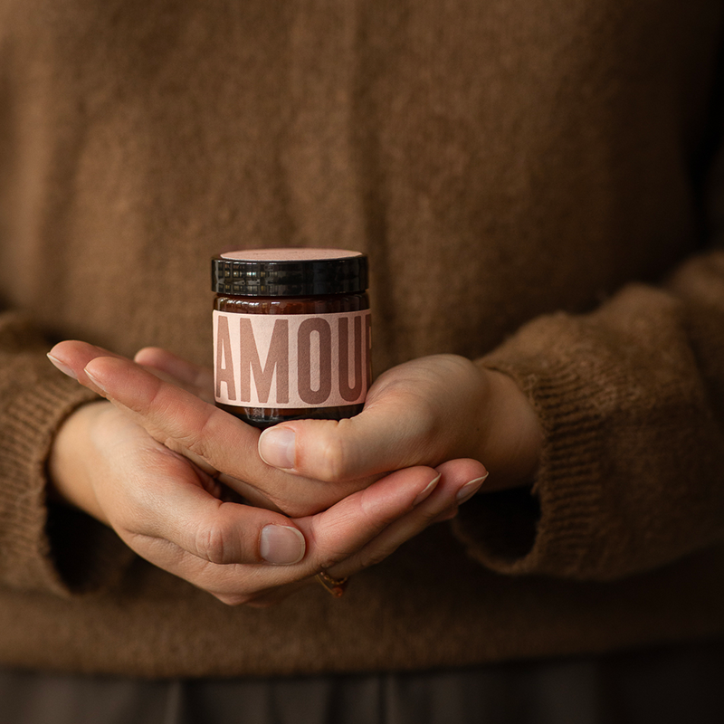 Bougie "AMOUR" Fleur d'Oranger