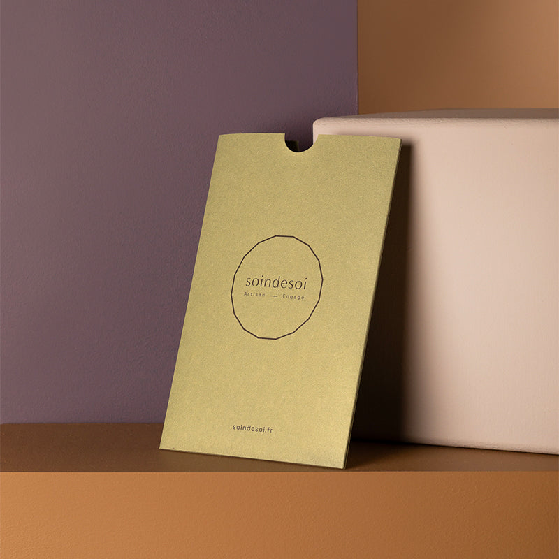 Carte cadeau soins papier