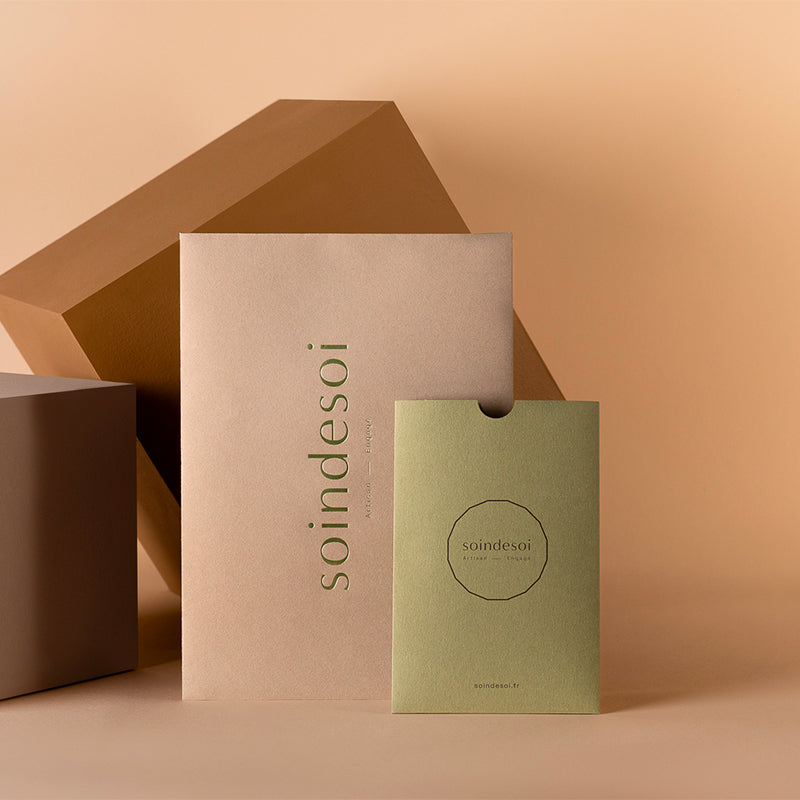 Carte cadeau soins papier