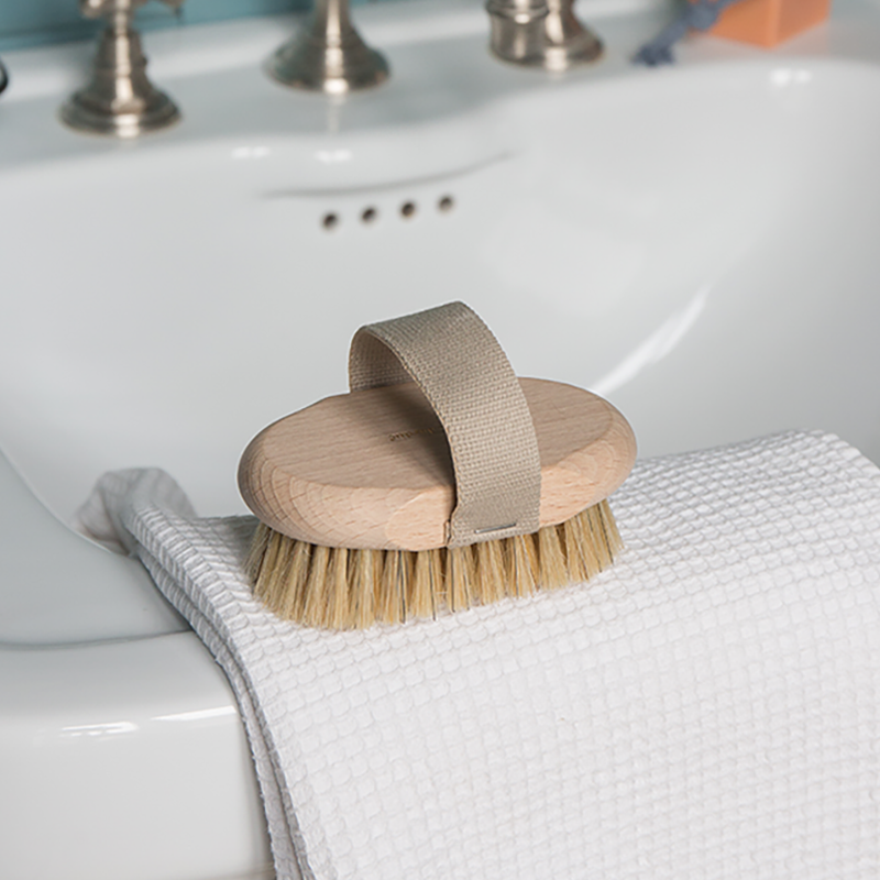Brosse de massage à sec corps