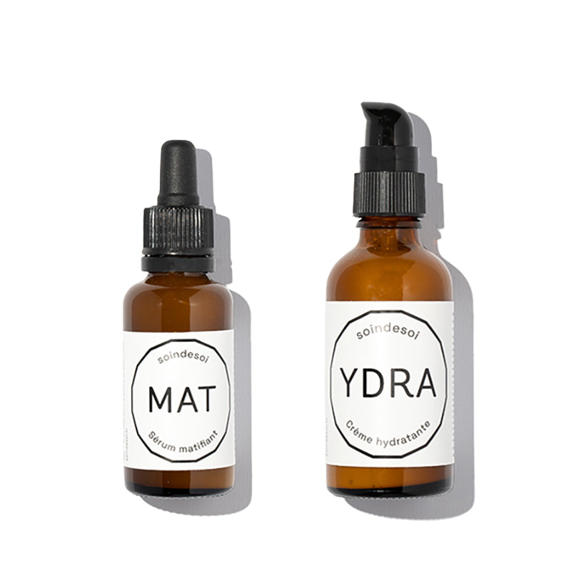 Sérum MAT + crème YDRA