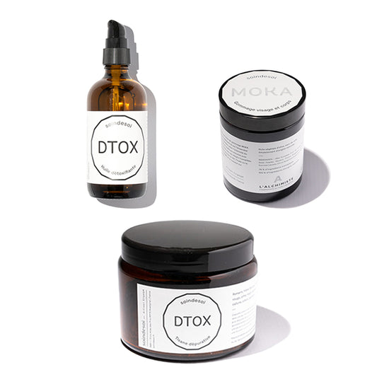 Pack DTOX - Gommage, huile & tisane