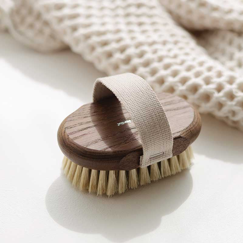 Brosse de massage à sec corps