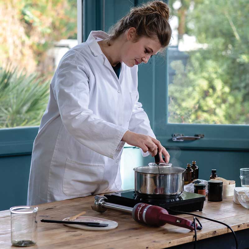 Pochon atelier saponification à froid