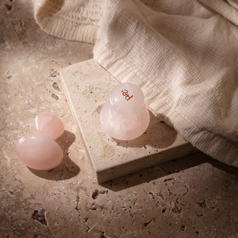 Mushrooms visage quartz rose