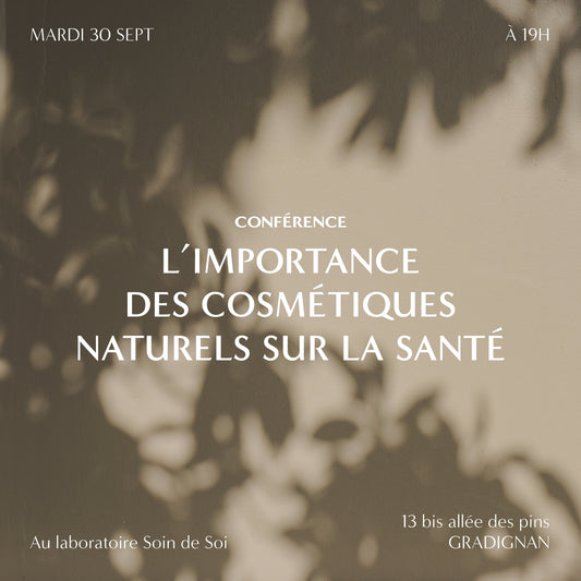 Conférence exclusive : L'importance des cosmétiques naturels sur la santé