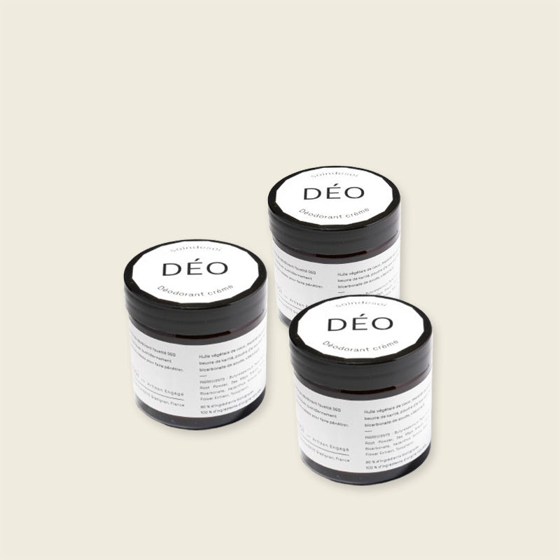 Pack déodorants x3