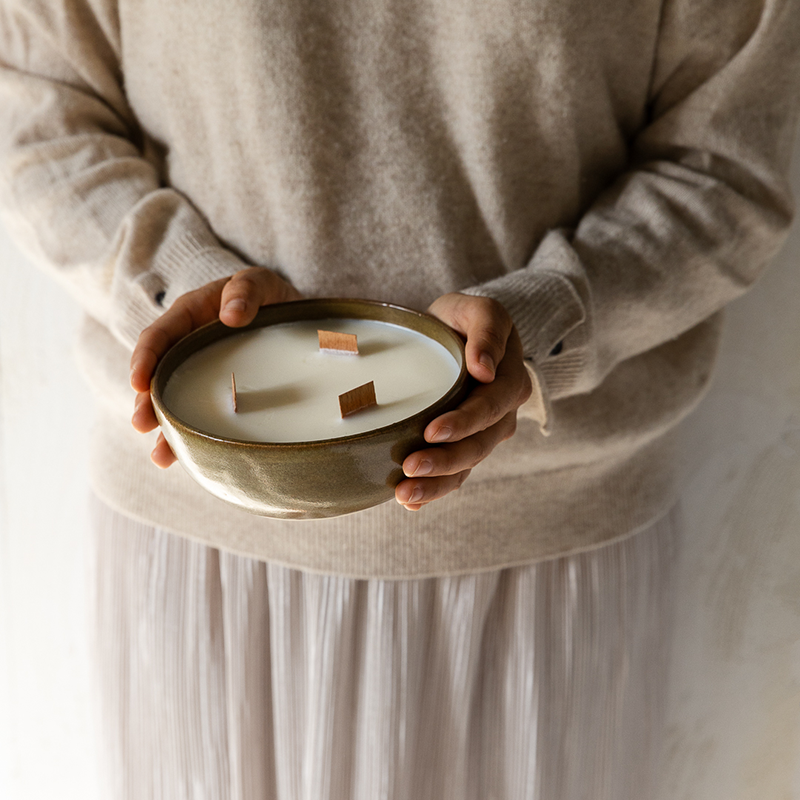 Bougies céramiques Gingembre Epicé – soindesoi-fr