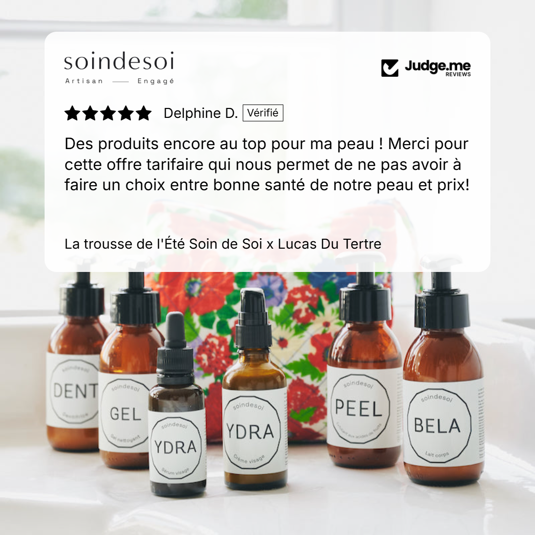 La trousse de l'Été Soin de Soi x Lucas Du Tertre