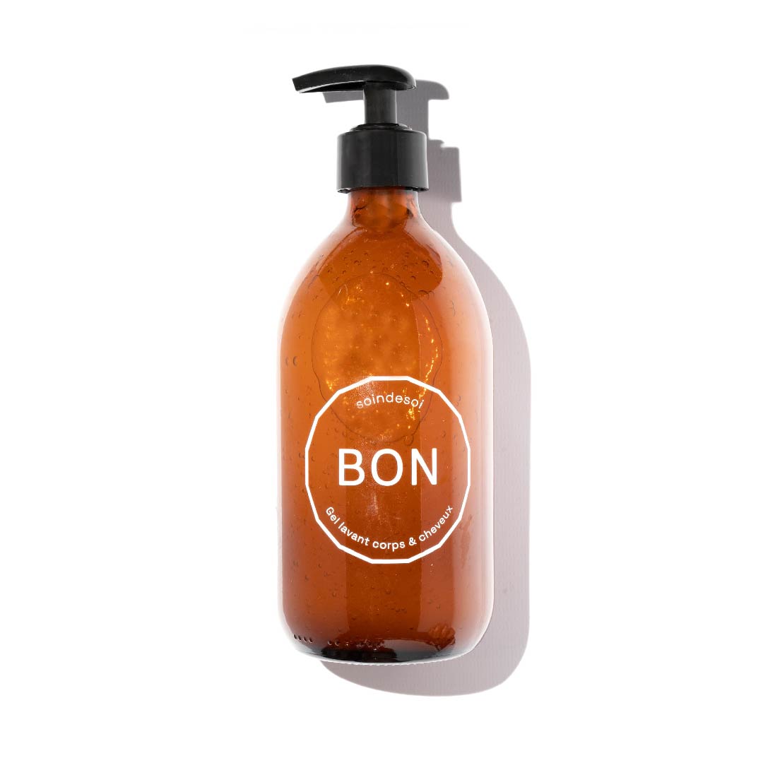 Shampoing-douche naturel BON - Nettoie et hydrate le corps et les cheveux de toute la famille - 500mL - Soin de Soi