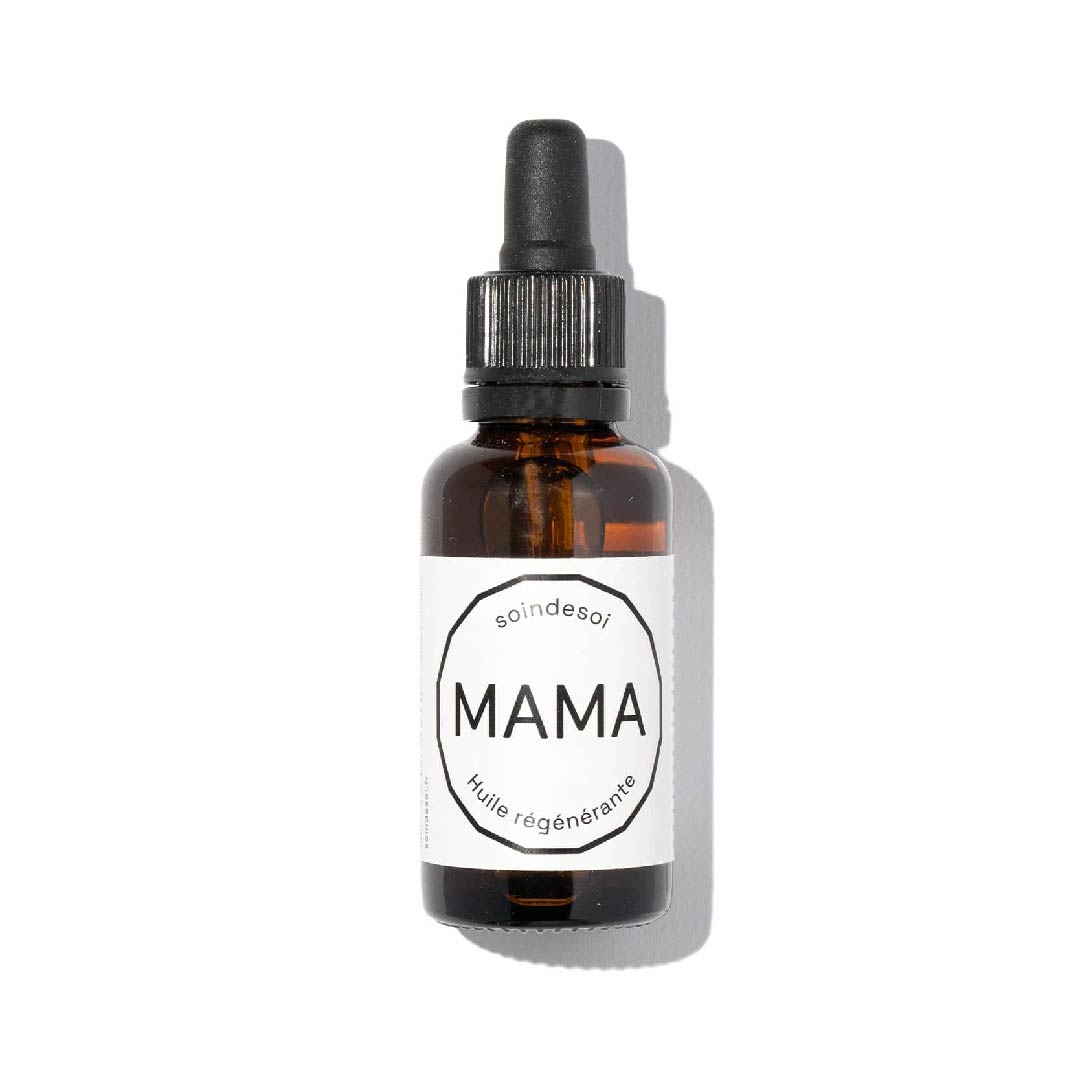 Huile de soin régénérante MAMA - Régénère, tonifie et raffermie les peaux matures - 30mL - Soin de Soi