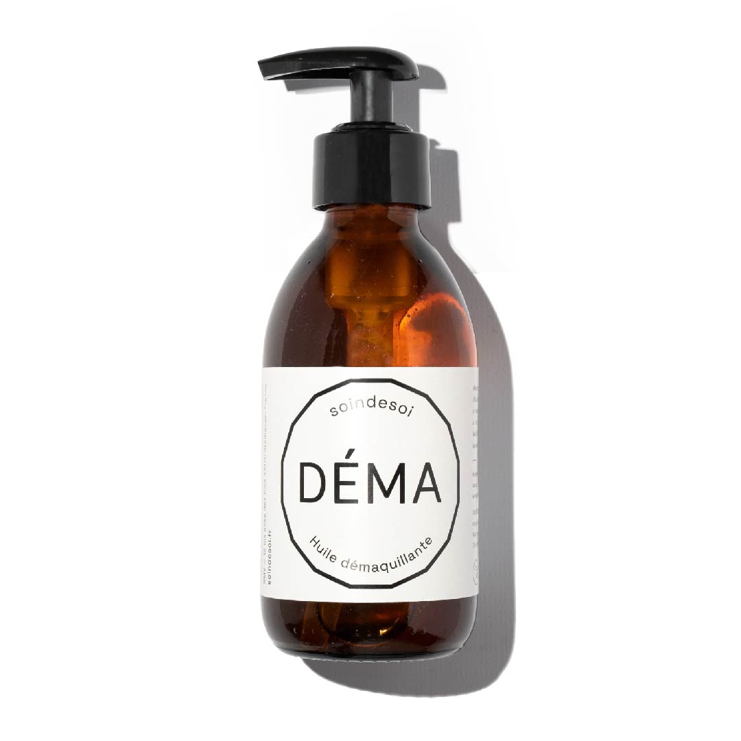 Huile démaquillante naturelle DEMA - Démaquille et apaise les peaux sensibles - 195mL - Soin de Soi