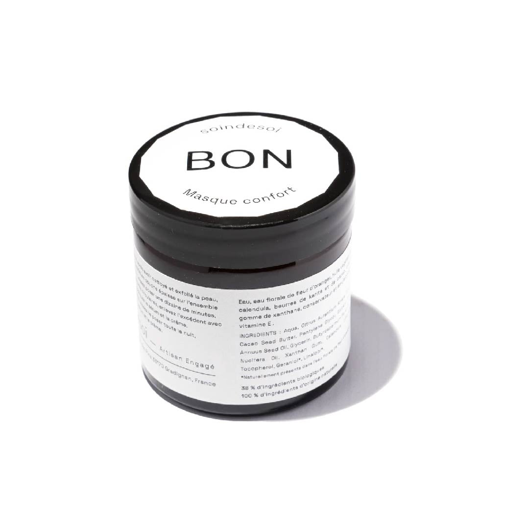 Masque apaisant BON - Répare et apaise les peaux sensibles - 60mL - Soin de Soi