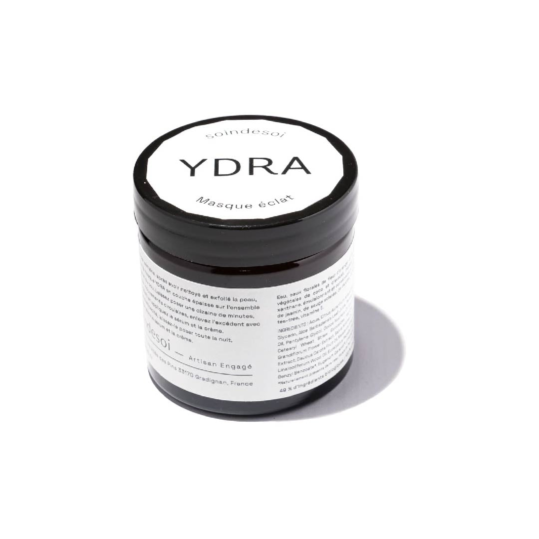 Masque hydratant YDRA - Hydrate et répare les peaux sèches et déshydratées - 55mL - Soin de Soi