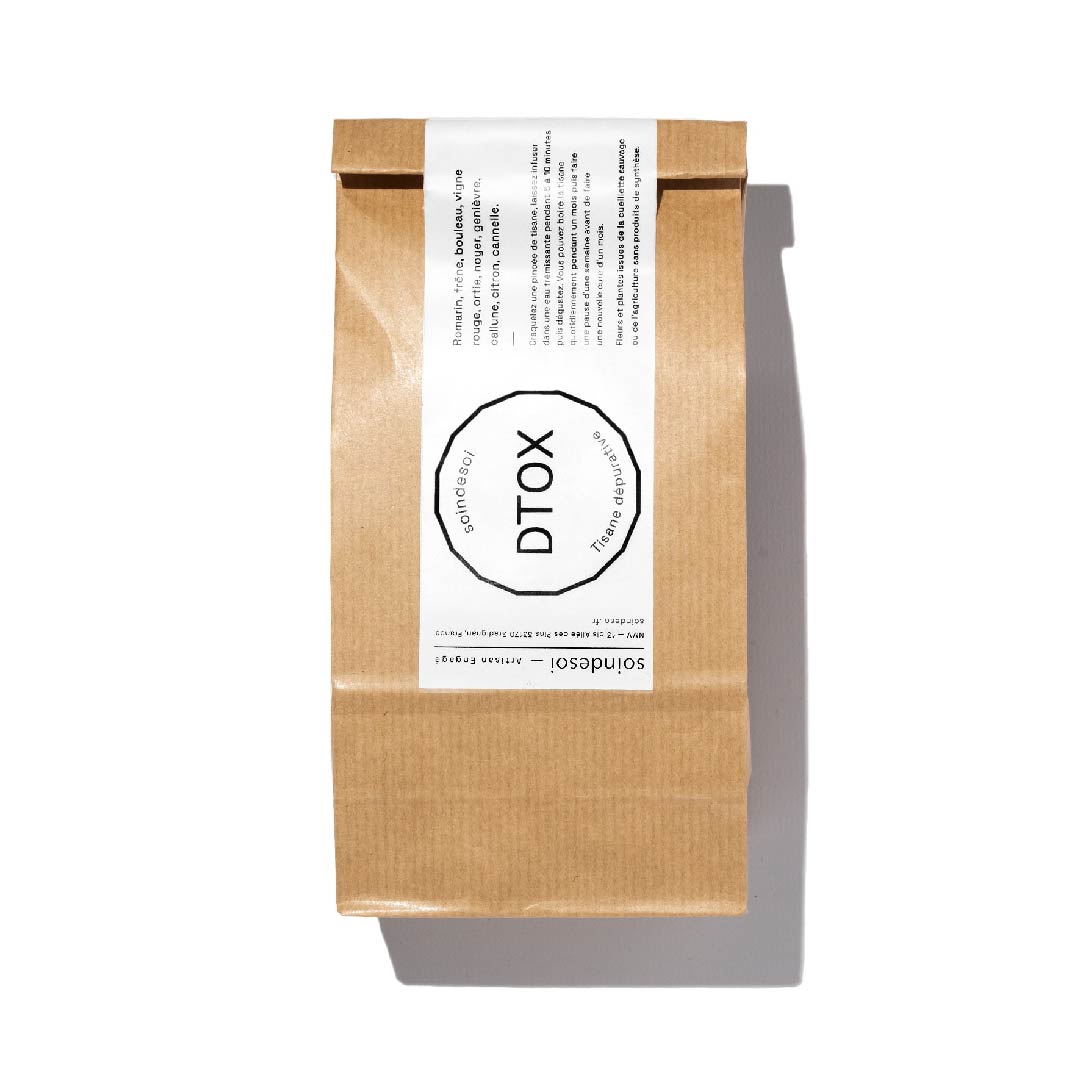 Recharge tisane détoxifiante DTOX - Aide à purifier l'organisme - 30gr - Soin de Soi