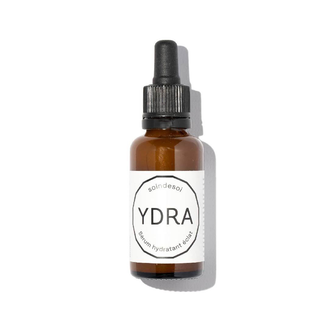 Sérum hydratant naturel YDRA - Hydrate et apporte de l'éclat aux peaux normales sèches et déshydratées - 30mL - Soin de Soi